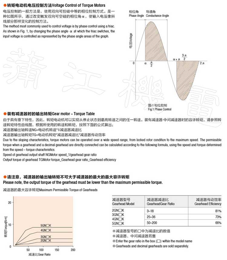 转矩电动机的允许转矩