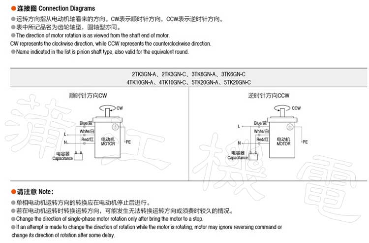 转矩电动机的连接线路图
